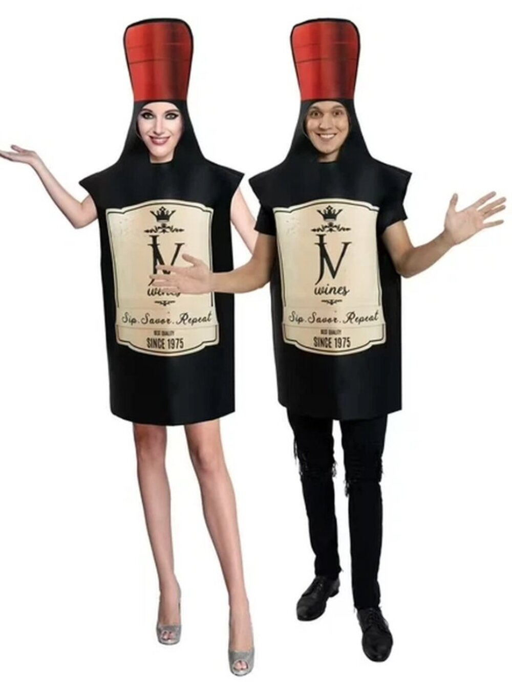 Partyholic Adult Wine Costume